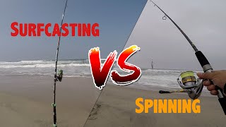 Surfcasting VS Spinning challenge  ¿Cuál modalidad tendrá MÁS CAPTURAS en mar movido [upl. by Ruhnke]