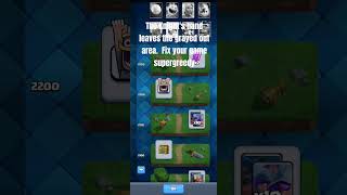 Game breaking bug clashroyale [upl. by Lietman820]