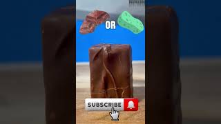 Chocolate or Sponge Let’s find out asmr asmrvideo shorts chocolate sponge [upl. by Steel]