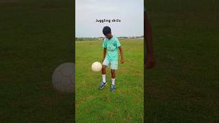 juggling skills shorts footballshorts football [upl. by Yenruoj696]