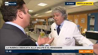 Prof Umberto Tirelli  Basta la salute RaiNews24  Giornata mondiale delAIDS [upl. by Elorac]