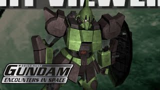 Mobile Suit Gundam Encounters in Space  Galbaldy Alpha ALL MOVES [upl. by Suoicul]