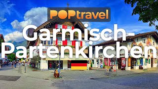 Walking in GARMISCHPARTENKIRCHEN  Germany 🇩🇪 4K 60fps UHD [upl. by Noyr91]