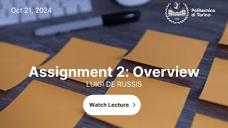 HCI2024  Lecture 9b  Assignment 2 overview [upl. by Giliana]