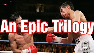 Manny Pacquiao vs Eric Morales trilogy HIGHLIGHTS [upl. by Ohcamac394]