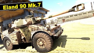 How this vehicle remains COMPETETIVE with small cannon and no armor ▶️ Eland 90 Mk7 [upl. by Havener]