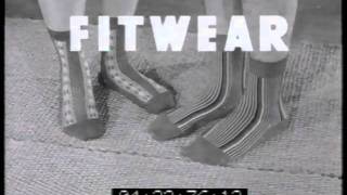 Fitwear socks 1961 TV commercial [upl. by Iggep]