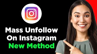 How To Mass Unfollow On Instagram 2024 New Updated [upl. by Busch]