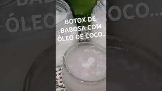 250ML de gel de babosa 250 ML de óleo de coco Bate no liquidificador [upl. by Ennaeirb]