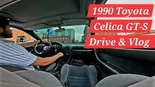 1990 TOYOTA CELICA GTS  Driving and Observations [upl. by Winson]