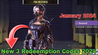 Active New 3 January 2024 Redeem Codes In Call Of Duty Mobile  New Redeemption Codes In CODM 2024 [upl. by Anirtal]