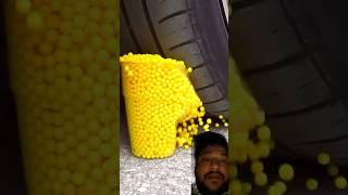 Crushing of yellow beads and crunchy things shorts trendingshorts 3dnimation shorts [upl. by Noir571]