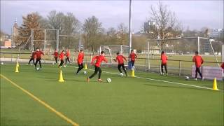 FußballTechnikEndlosschleife Fußballspezifisches Ausdauertraining [upl. by Kirshbaum]