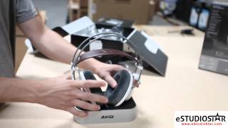 AKG K701  AKG K702 STUDIO REFERENCE HEADPHONE OVERVIEW  UNBOXING [upl. by Airetak]