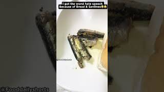 Would you eat bread and sardine  sardine shortsfeed fortnite foodie [upl. by Gazo400]