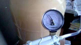 Degassing wine with mityvac 8000 [upl. by Ahsykal]