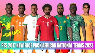 PES 2017 NEW FACE PACK NATIONAL TEAMS 2023 [upl. by Santana932]