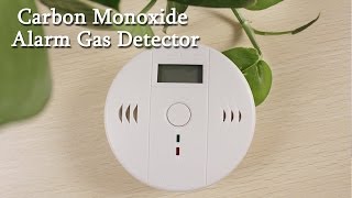 LCD Carbon Monoxide Alarm Gas Detector with LED Light  Gearbestcom [upl. by Nodrog983]