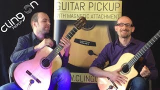 Cling On Pickup DEMO  Bruskers Guitar Duo plays Summertime [upl. by Iznekcam]