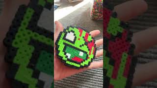 making a kandi perler necklace [upl. by Aenet396]