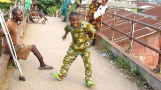 Ayomide Abatti as Young Kashimawo on set of Tunde Kelanis Maami [upl. by Idorb]