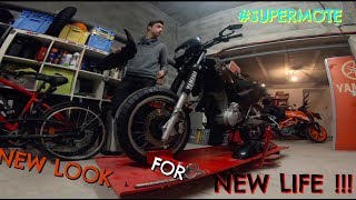 RELOOKING D’UN SUPERMOTE  COINMECA 1 YAMAHA 600XTE [upl. by Johnnie170]