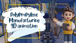 Polypropylene manufacturing machine  how its work 3d animation has just gone viral [upl. by Idnar]