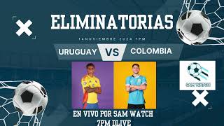 Colombia vs Uruguay en Vivo Gratis por Dlive [upl. by Acimehs]