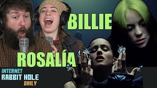 Billie Eilish ROSALÍA  Lo Vas A Olvidar Official Music Video  irh daily REACTION [upl. by Cristine]