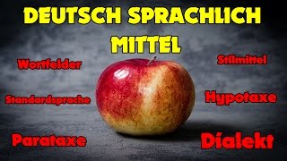 Sprachliche Mittel  Stilistische Figuren  Sprachmittel  Epische Texte analysieren [upl. by Lupiv477]