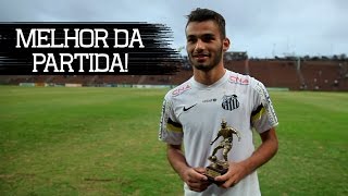 Thiago Maia é eleito o melhor da partida  Boca Juniors 1 4 x 1 x 5 Santos [upl. by Zolner926]