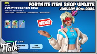 NEW SUMMITSEEKER EVIE SET Fortnite Item Shop January 20th 2024 Fortnite Chapter 5 [upl. by Nreval]