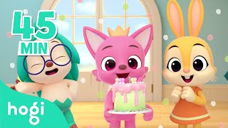 🎂 Happy Brithday to Pinkfong｜Birthday Song  More｜Pinkfong Special｜Hogi Pinkfong [upl. by Ahpla]