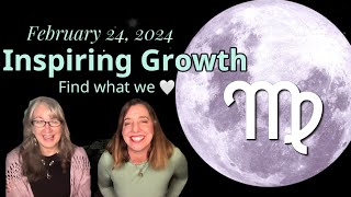 🤍Full Moon in Virgo Feb 2024 Highlighting Service amp Love astrology fullmoon Virgo pisces 🤍 [upl. by Terrye]