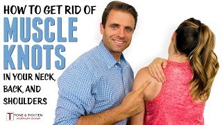 How to get rid of muscle knots in your neck traps shoulders and back [upl. by Adaliah]