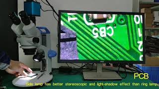 Lapsun Simul focal 7X 45X Trinocular Industry Zoom Stereo Microscope SONY IMX290 Camera [upl. by Aramal]