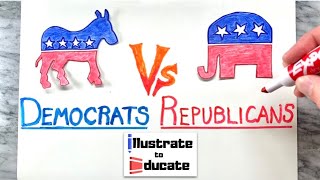 Democrats Vs Republicans  What is the difference between Democrats and Republicans [upl. by Eniala]