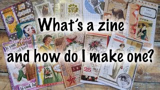 Whats a zine and how do I make one [upl. by Atnoled]