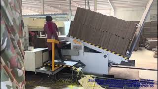 China Simple type prefeeder machine I carton box cardboard prefeeding machine [upl. by Assylla9]