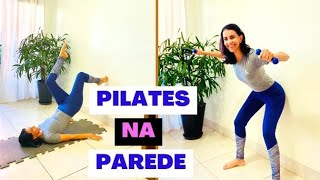 Pilates na Parede  Abdômen braços e pernas [upl. by Nealson]