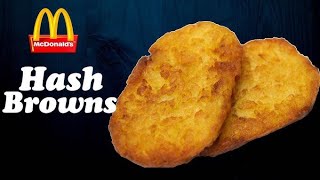 McDonalds Hash Browns Recipe  2 ingredients  Easy to make 🥔🥔 [upl. by Pittel]