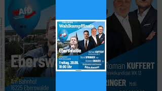 WAHLKAMPF IN EBERSWALDE [upl. by Chrisse]