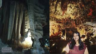 Haunting Singing by Tour Guide in South Africas Cango Caves [upl. by Lemor601]