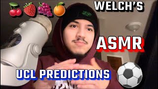 ASMR  SPANISH AND ENGLISH WHISPER RAMBLE WELCHS GUMMIES FUTBOL 🍒🍇🍓⚽️⚽️⚽️ [upl. by Aneryc108]