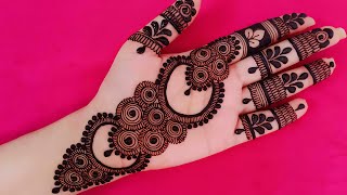 Chhath puja mehndi design Simple  Easy mehndi design  Mehndi designs  Cone designsMehandi design [upl. by Nnylsor]