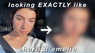 transforming myself into CHARLI DAMELIO shocking results [upl. by Allard]