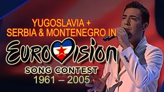 Yugoslavia  Serbia amp Montenegro in Eurovision Song Contest 19612005 [upl. by Llerad]