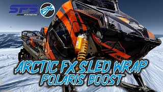 Arctic FX Sled Wrap On Polaris Boost [upl. by Northrup]