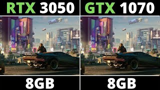 RTX 3050 VS GTX 1070  BENCHMARK TEST IN 11 GAMES [upl. by Andrew839]