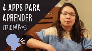 4 aplicativos para ESTUDAR IDIOMAS [upl. by Lindly]